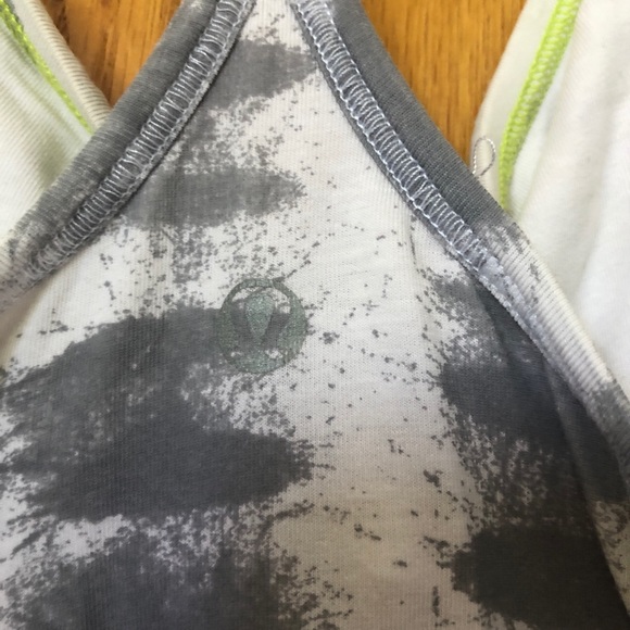 Lululemon Grey Tie-dye Tank Top Sz 8 - Picture 6 of 7